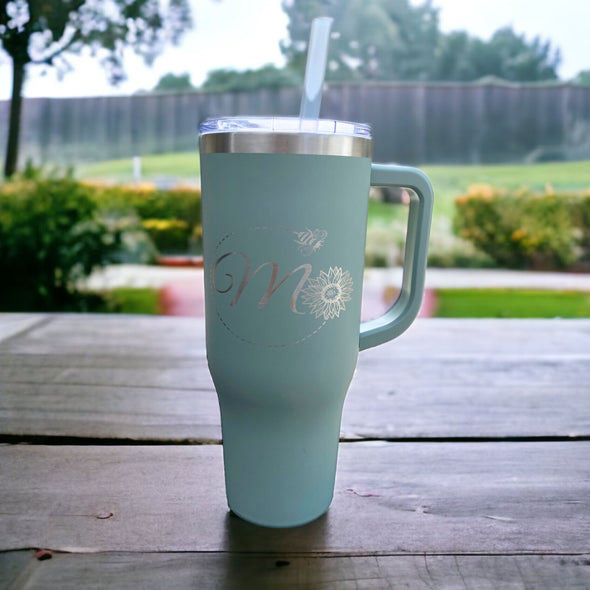Personalized 40 oz Tumbler - Choice of Colors and Designs