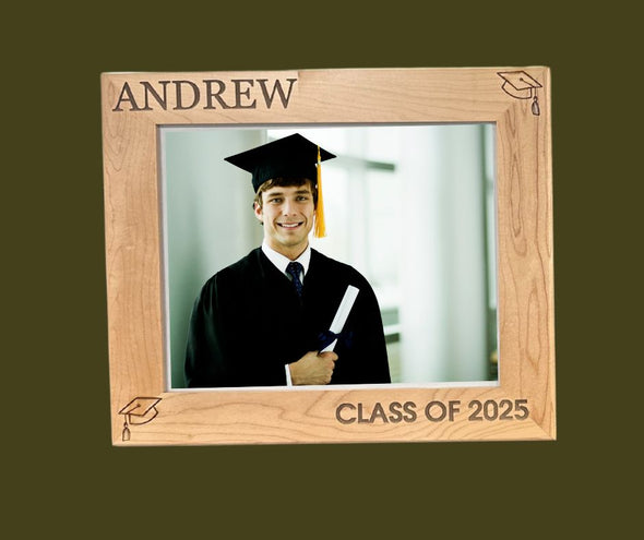 Personalized 8x10 Graduation Picture Frame - Custom Name & Year