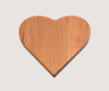 Heart Shaped Cutting Board - Cherry 12x12