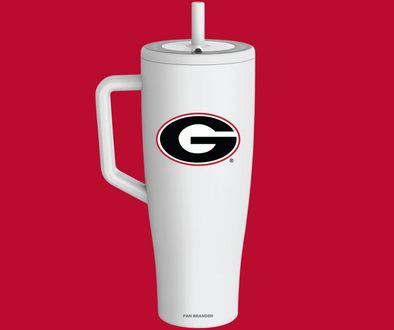 Collegiate Brumate Era 40oz White - Georgia Primary Logo