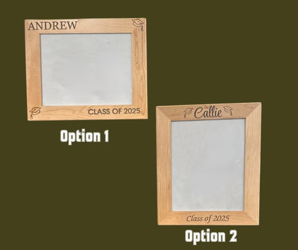 Personalized 8x10 Graduation Picture Frame - Custom Name & Year